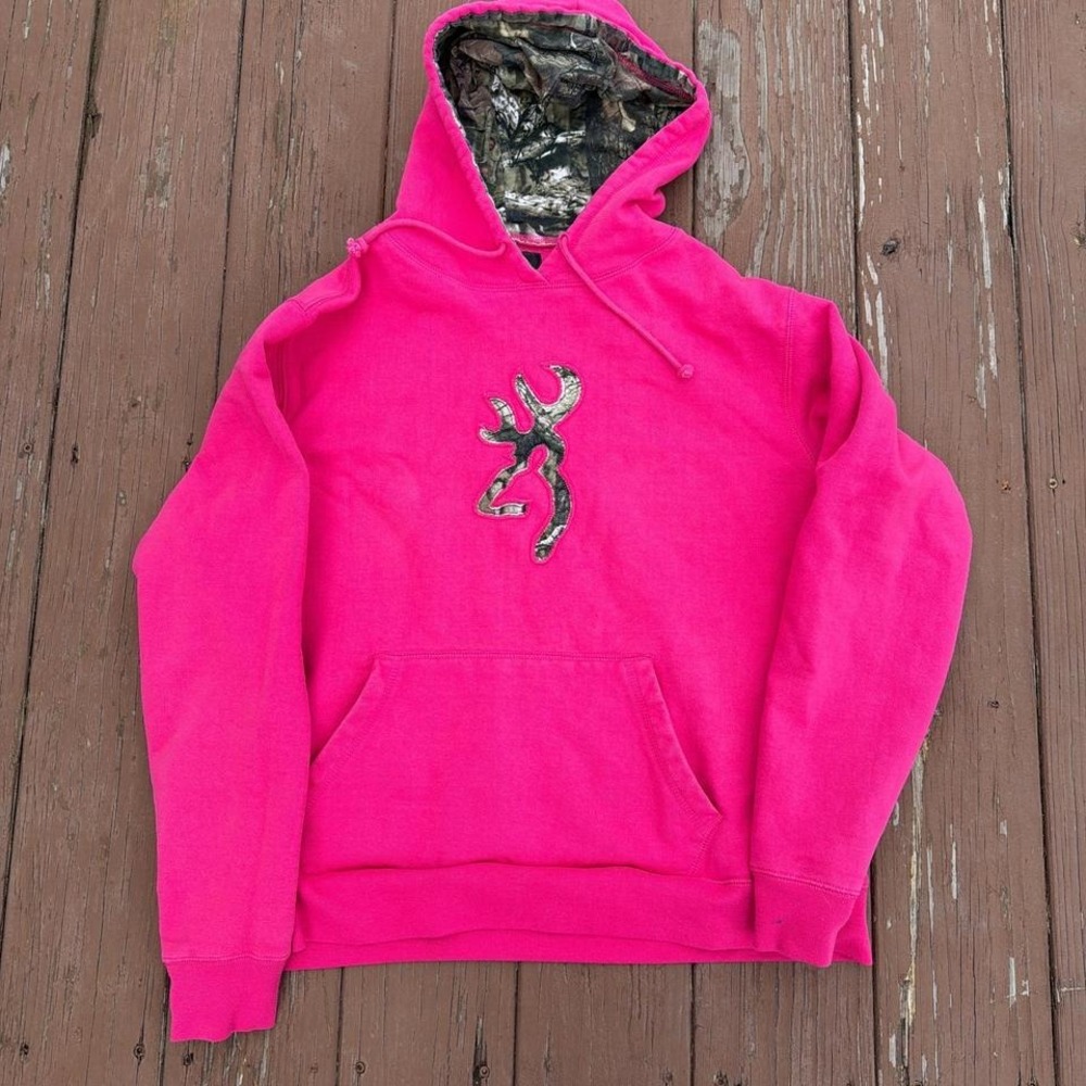 Browning Pink Camo Hoodie